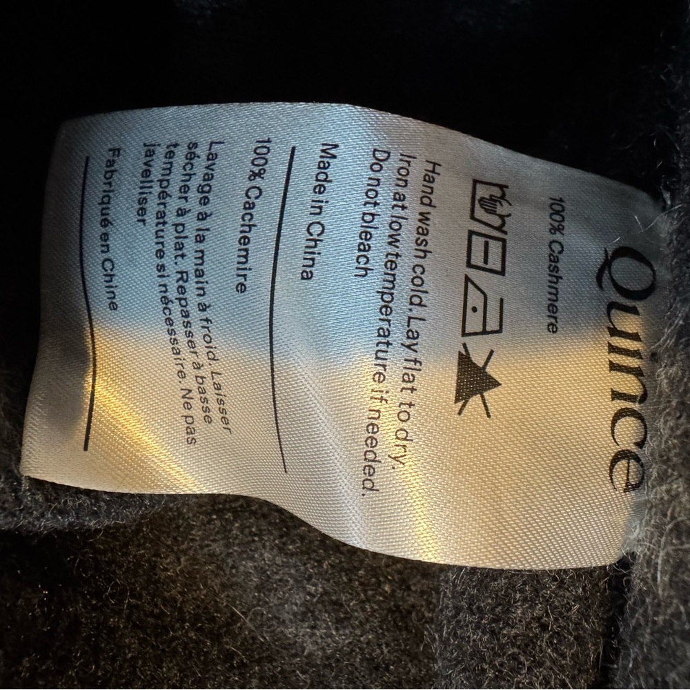 Quince Mongolian Cashmere Full-Zip Hoodie - Picture 8 of 8